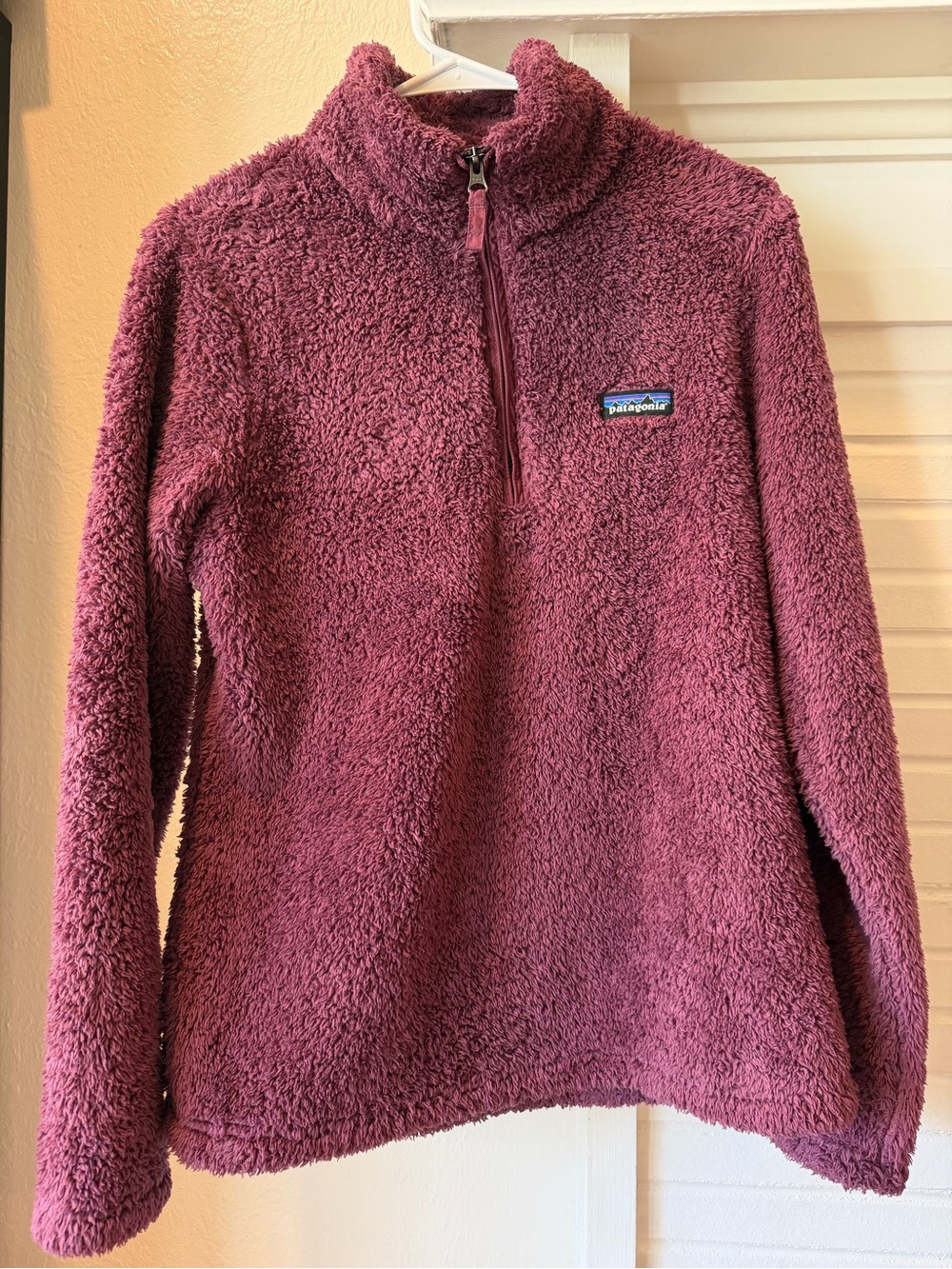 Patagonia Women’s Los Gatos 1/4 Zip Fleece Pullover Purple Plum Size Medium